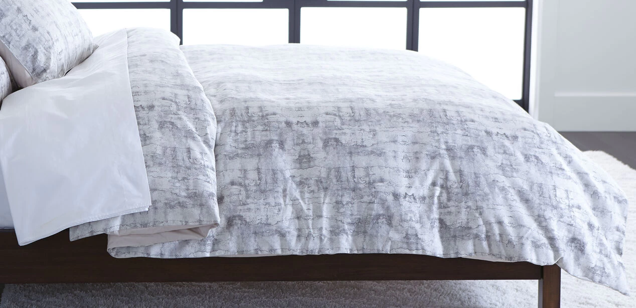 Marbled Jacquard Duvet Cover
