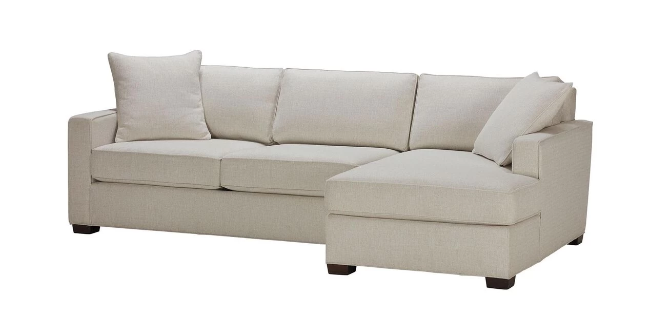 Spencer Track-Arm Two-Piece Sectional With Chaise - Image 6