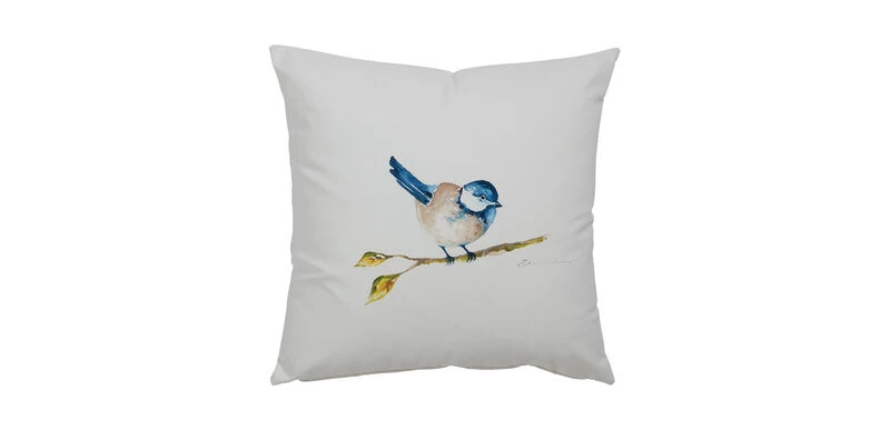 Bluebird Outdoor Pillow