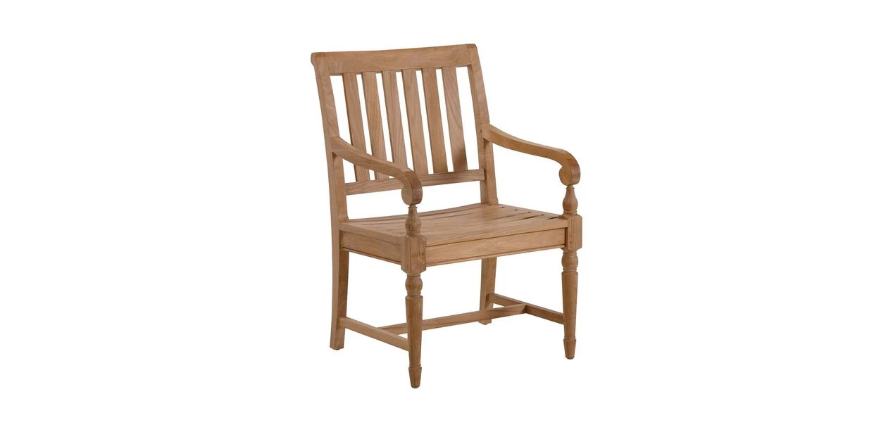 Millbrook Wood-Seat Armchair - Image 3
