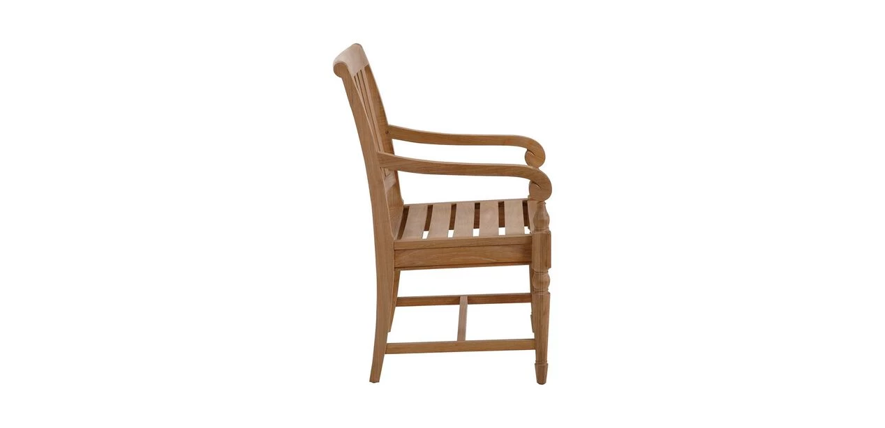Millbrook Wood-Seat Armchair - Image 4
