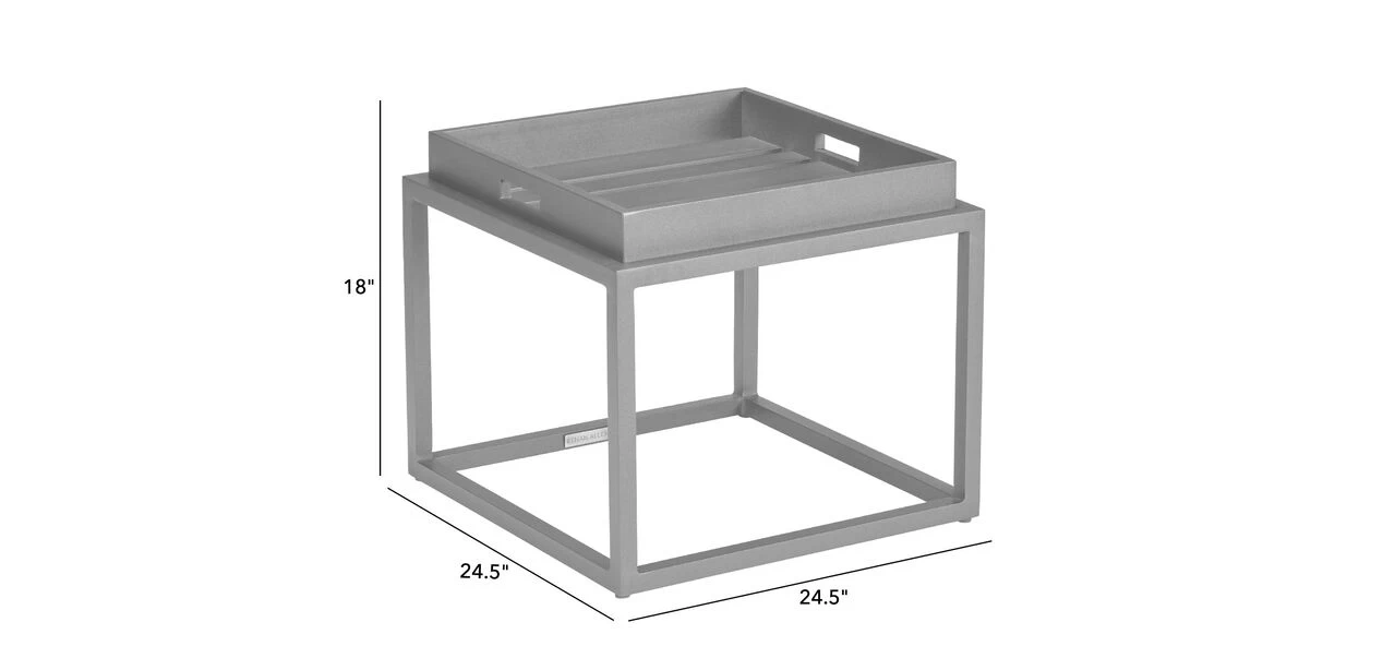 Decker Outdoor Tray Table - Image 2
