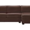 Spencer Leather Track-Arm 2-Piece Sectional With Chaise, Quick Ship