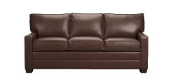 Bennett Track-Arm Leather Sofa, Quick Ship