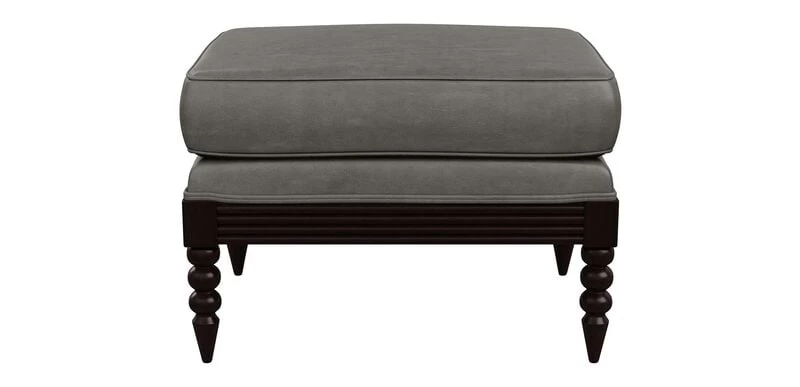 Brant Leather Ottoman