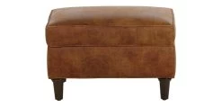 Malone Leather Ottoman
