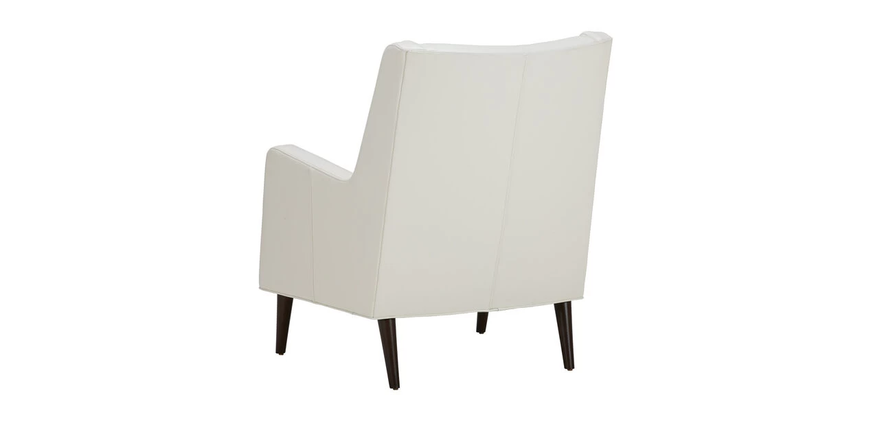 Ivery Leather Wing Chair - Image 4