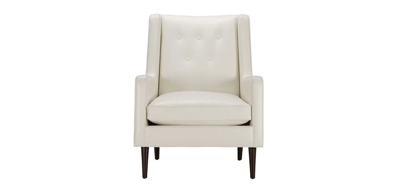 Ivery Leather Wing Chair
