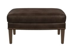 Rhodes Leather Ottoman
