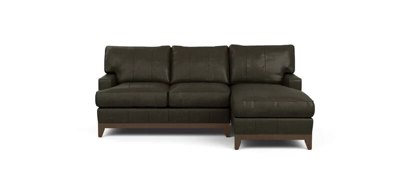 Arcata Two-Piece Leather Sectional