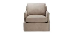 Allyce Leather Swivel Chair