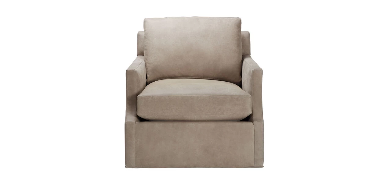 Allyce Leather Swivel Chair
