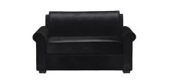 Spencer Roll-Arm Leather Chair-and-a-Half