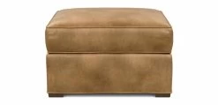 Turner Leather Ottoman