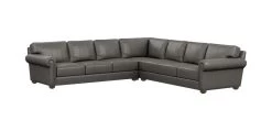 Richmond Three-Seat Leather Sectional