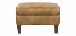 Adam Leather Ottoman