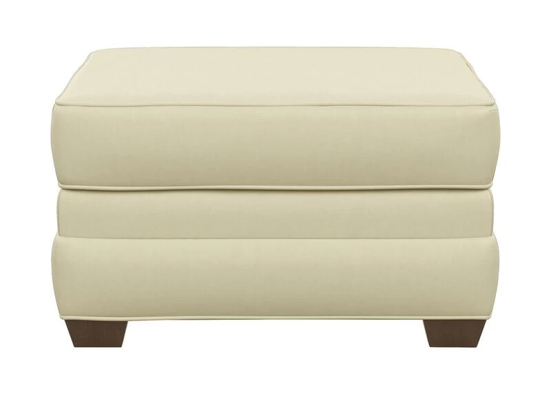 Bennett Leather Ottoman