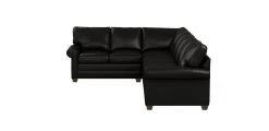 Bennett Roll-Arm Large Leather Four-Piece Sectional