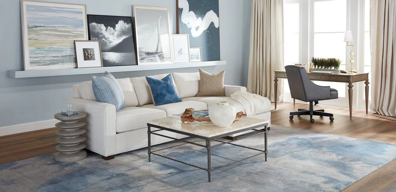 Spencer Track-Arm Two-Piece Sectional With Chaise - Image 4