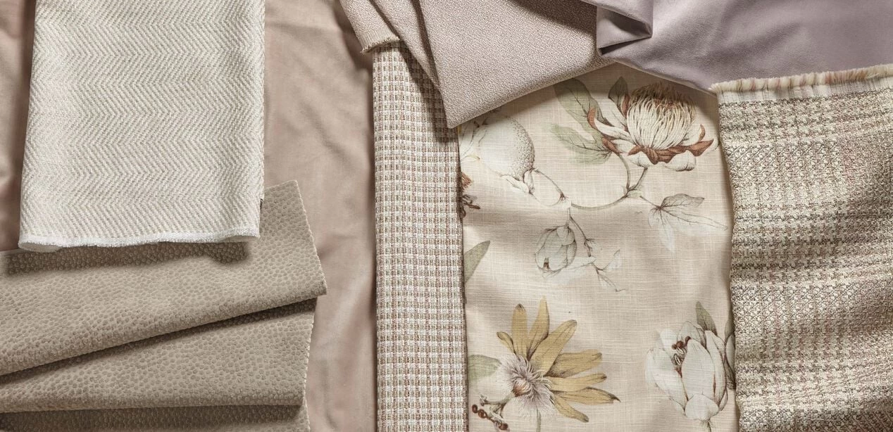 Montebello Flax Fabric By The Yard - Image 2