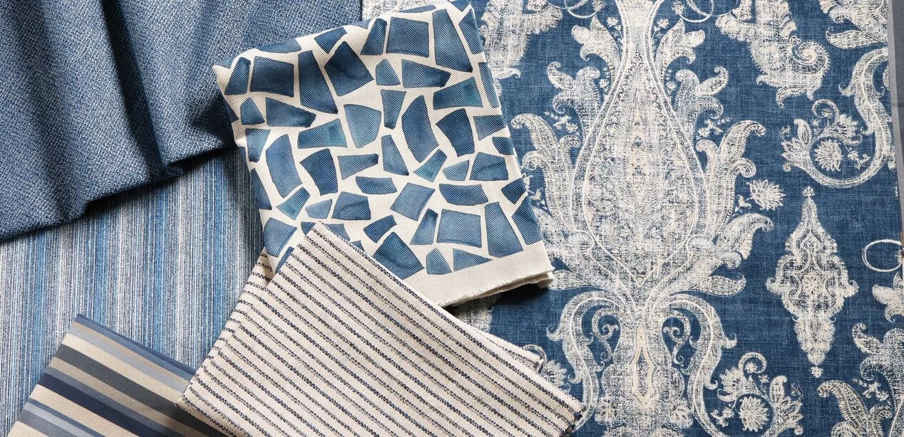 Mason Indigo Fabric By The Yard - Image 2