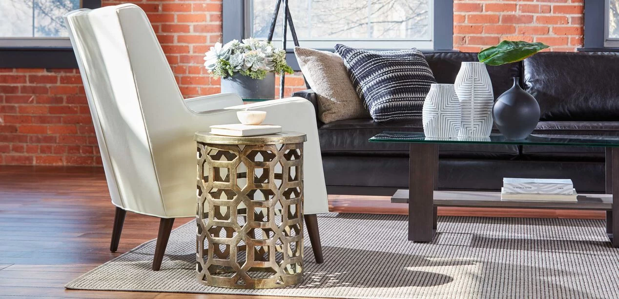 Ivery Leather Wing Chair - Image 9