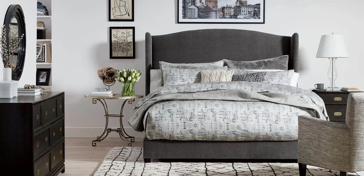 Marbled Jacquard Duvet Cover - Image 6