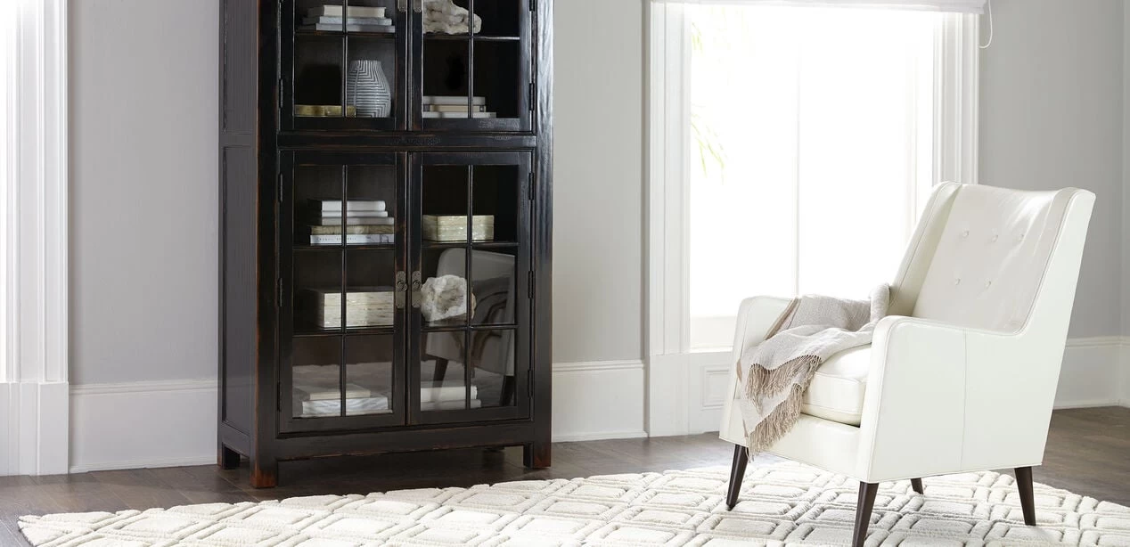 Ivery Leather Wing Chair - Image 8