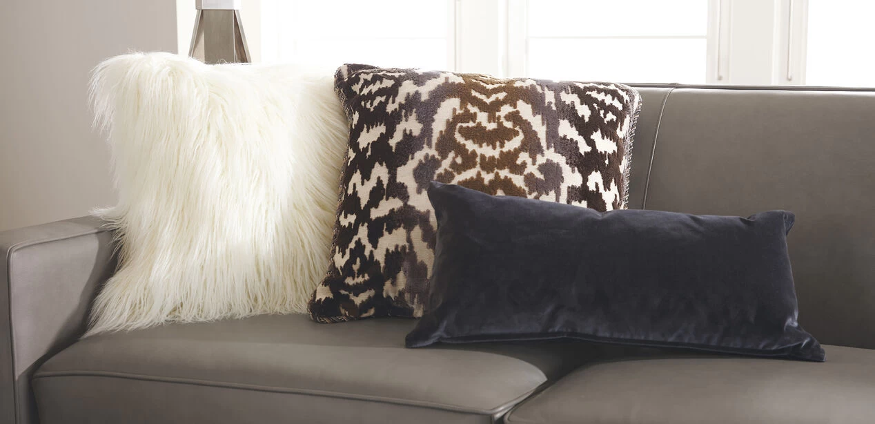 Marcus Leather 3-Piece Sectional With Chaise, Quick Ship - Image 3