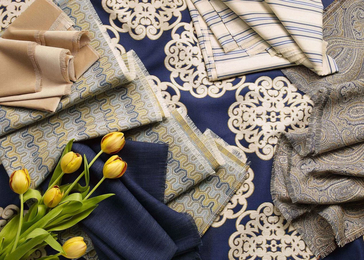 Springer Indigo Fabric By The Yard - Image 2